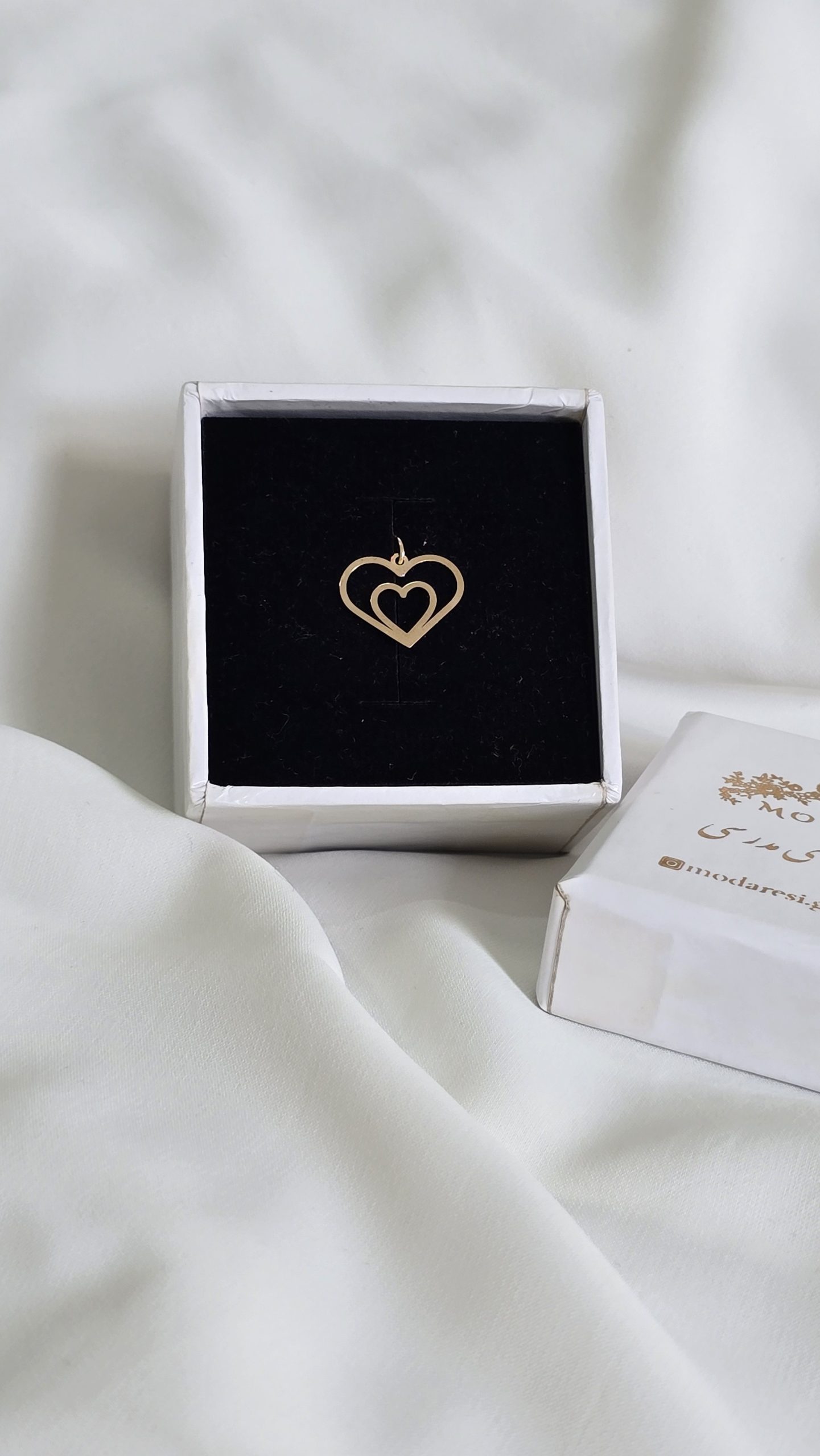 اویز دو قلب کد 18