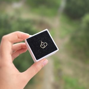 آویز دو قلب کد 23