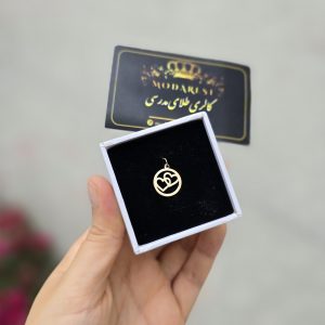 آویز دو قلب کد 304