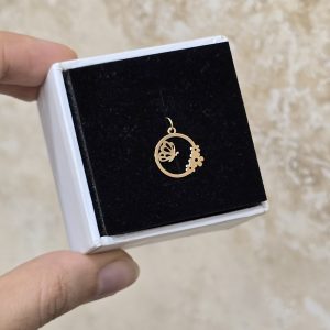 آویز گل و پروانه کد 35