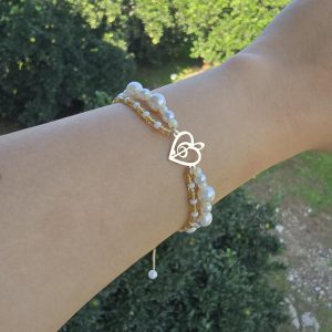 دستبند مرواریدی نت کد 454