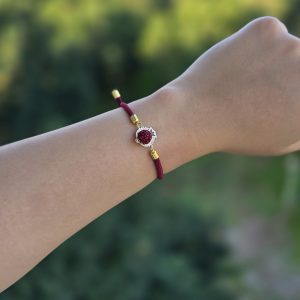 دستبند انار تاج دار کد 22