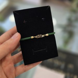 دستبند برگ تو خالی کد 14