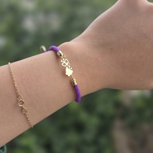 دستبند دو پروانه کد 257