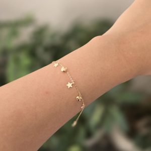 دستبند ستاره و قلب