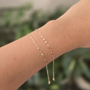 دستبند پولکی ساده