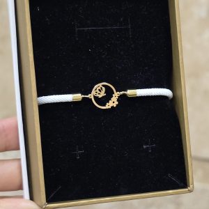 دستبند گل و پروانه کد 256